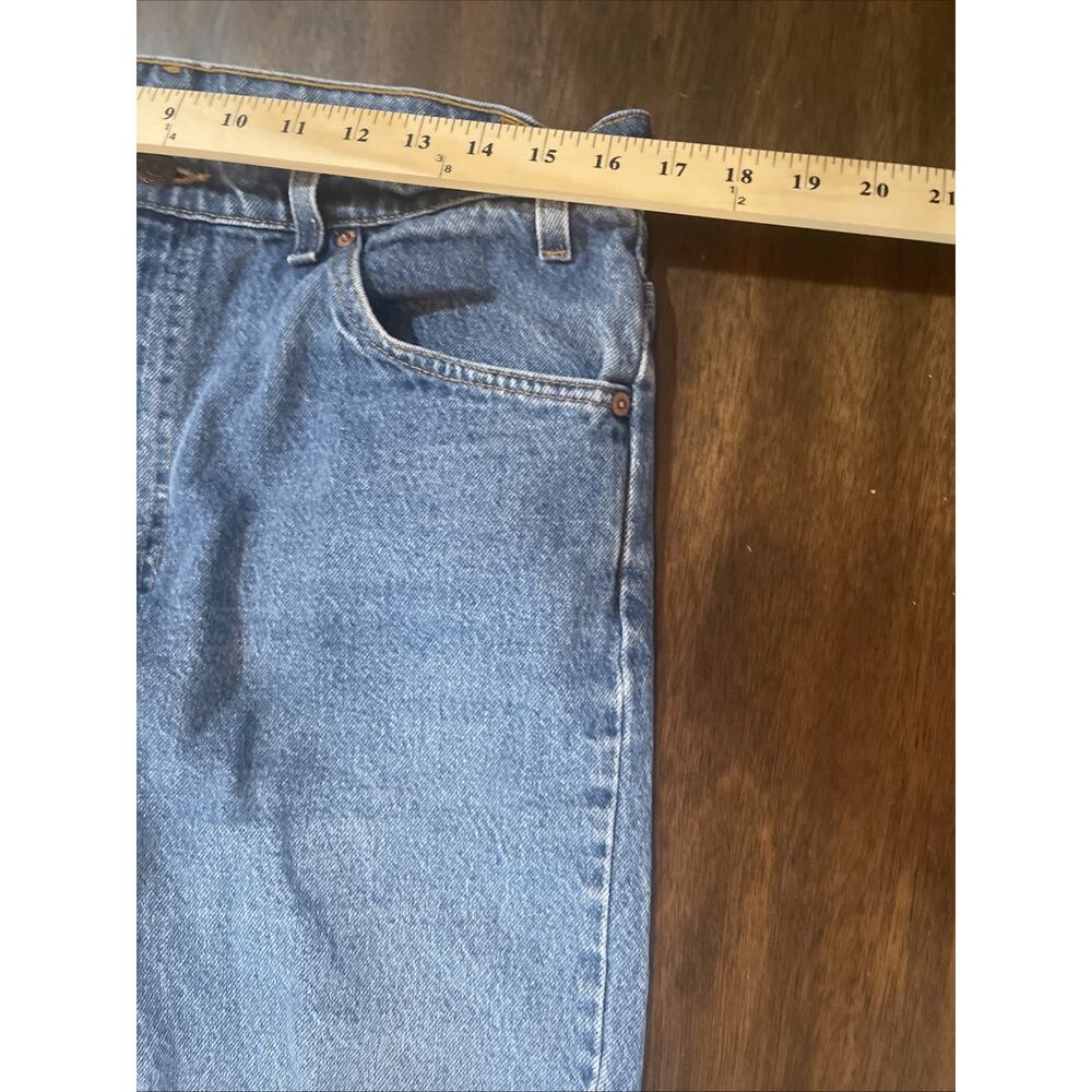 VTG Levis Men 505 Jeans 36x32 Orange Tab Regular Fit Straight Leg Faded 90s - Picture 3 of 9